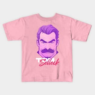 Tom Selleck Animated Kids T-Shirt